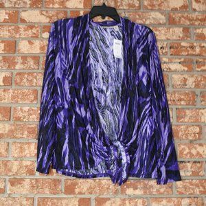 EASYWEAR by Chico's Purple Top  NWT